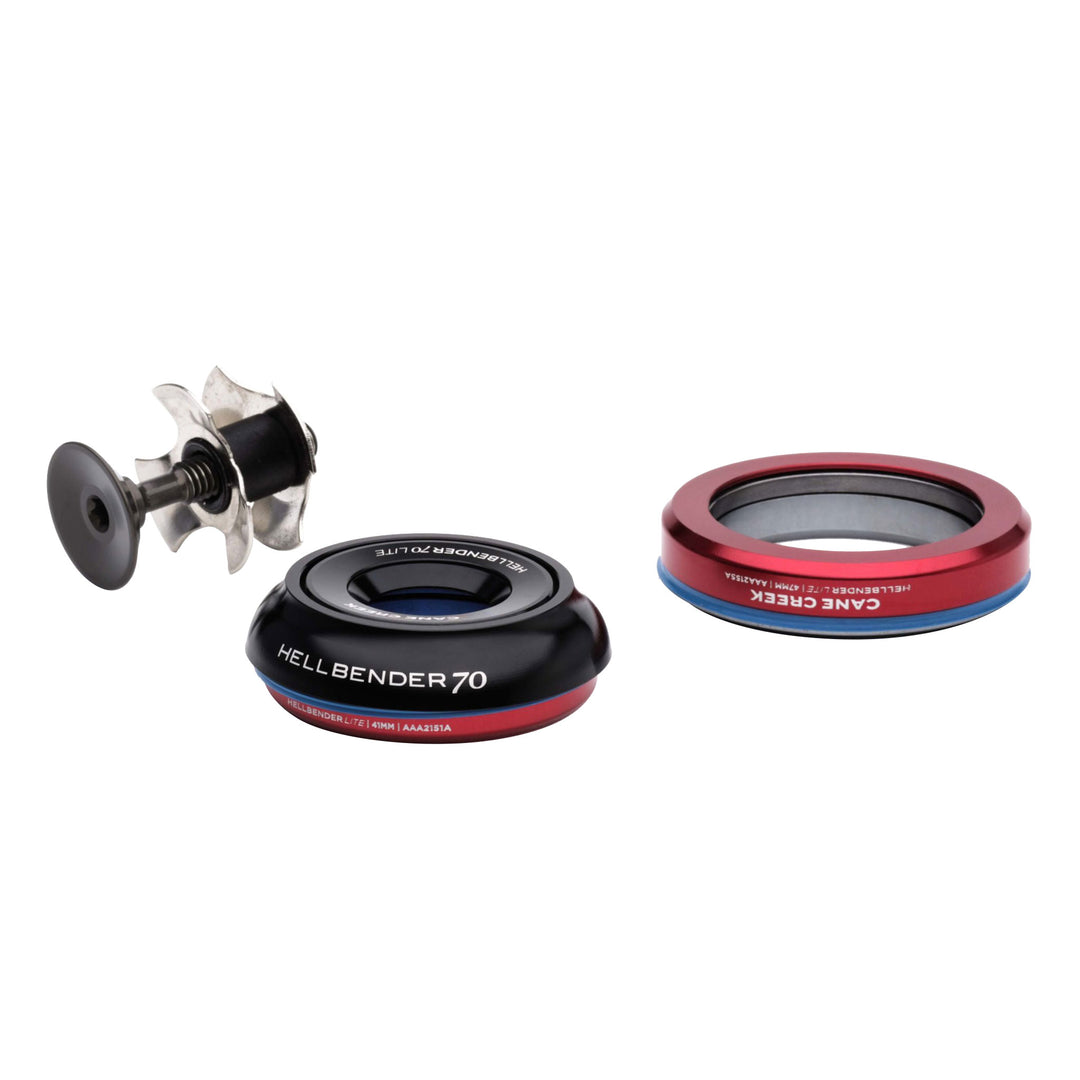 Headsets Cane Creek Cane Creek 70-Lite Headset IS42/28.6|IS47/33 Black Dark Slate Gray