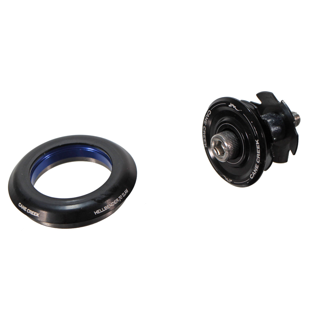 Headset Upper Cane Creek Cane Creek Hellbender 70 Slam Upper Headset - IS41/28.6/H4.6 Black Dark Slate Gray