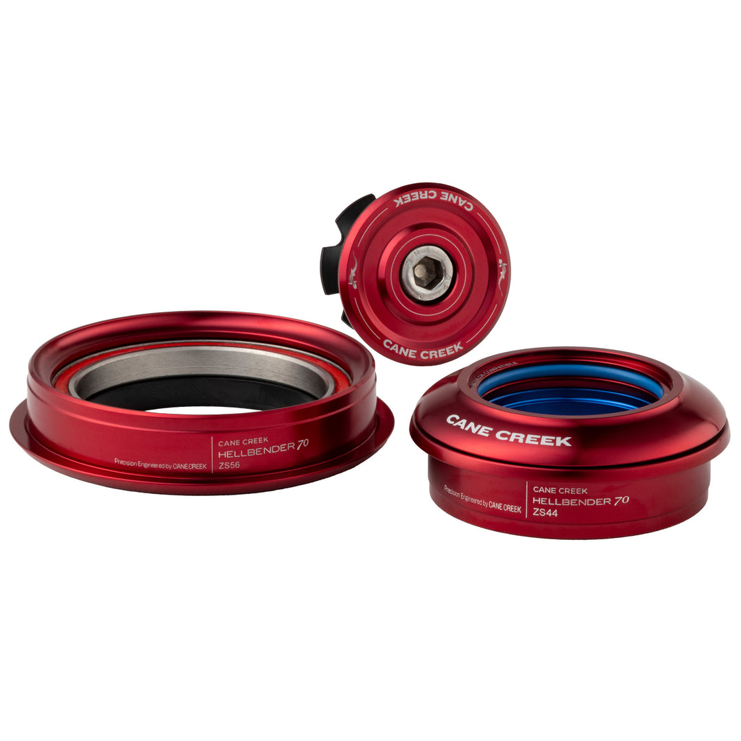 Headsets Cane Creek Cane Creek 70-Series Headset ZS44/28.6|ZS56/40 Red Brown