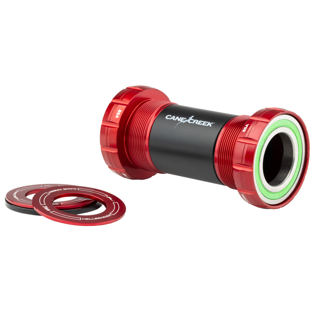 Bottom Brackets Cane Creek Cane Creek Hellbender 70 BSA Thread BB DUB 68/73mm Red Sienna