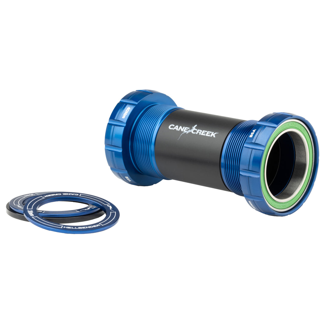 Bottom Brackets Cane Creek Cane Creek Hellbender 70 BSA Thread BB 30mm 68/73mm Blue Dark Slate Gray