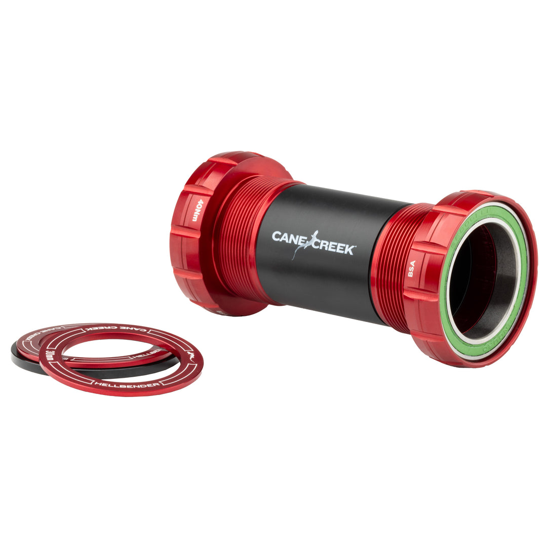 Bottom Brackets Cane Creek Cane Creek Hellbender 70 BSA Thread BB 30mm 68/73mm Red Sienna