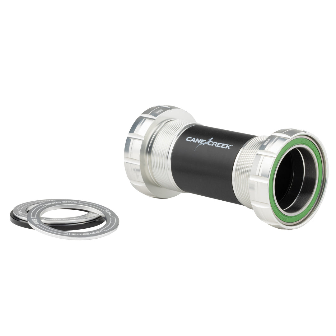 Bottom Brackets Cane Creek Cane Creek Hellbender 70 BSA Thread BB 30mm 68/73mm Silver Light Gray