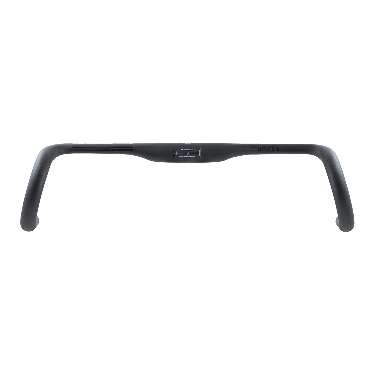 Drop Bars Deda Elementi Deda Elementi Superzero Gravel RHM-EVO Alloy Bar 40cm Black Dark Slate Gray