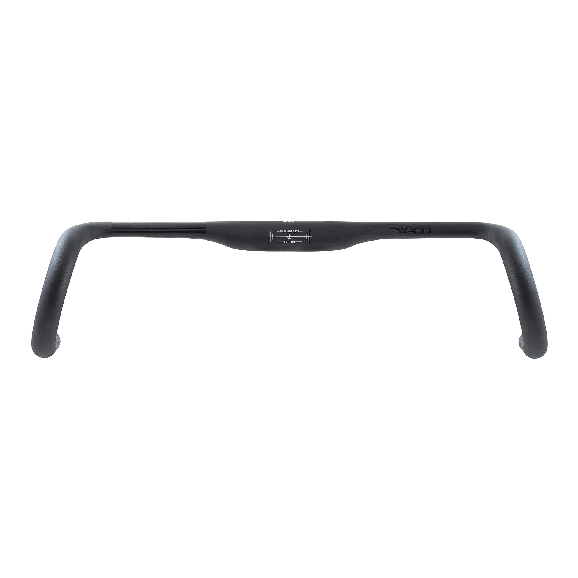 Drop Bars Deda Elementi Deda Elementi Superzero Gravel RHM-EVO Alloy Bar 40cm Black Dark Slate Gray