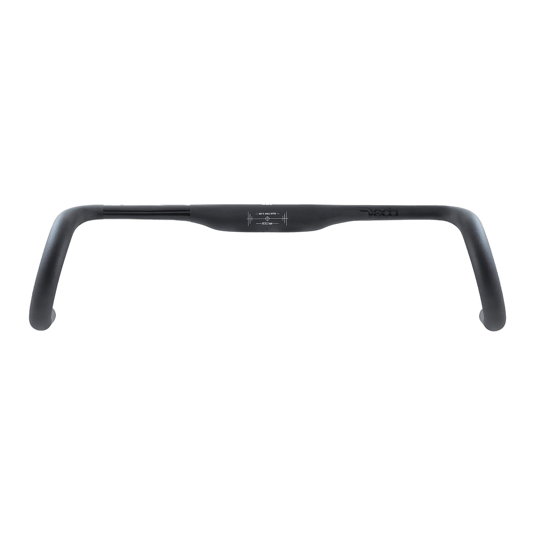 Drop Bars Deda Elementi Deda Elementi Superzero Gravel RHM-EVO Alloy Bar 44cm Black Dark Slate Gray