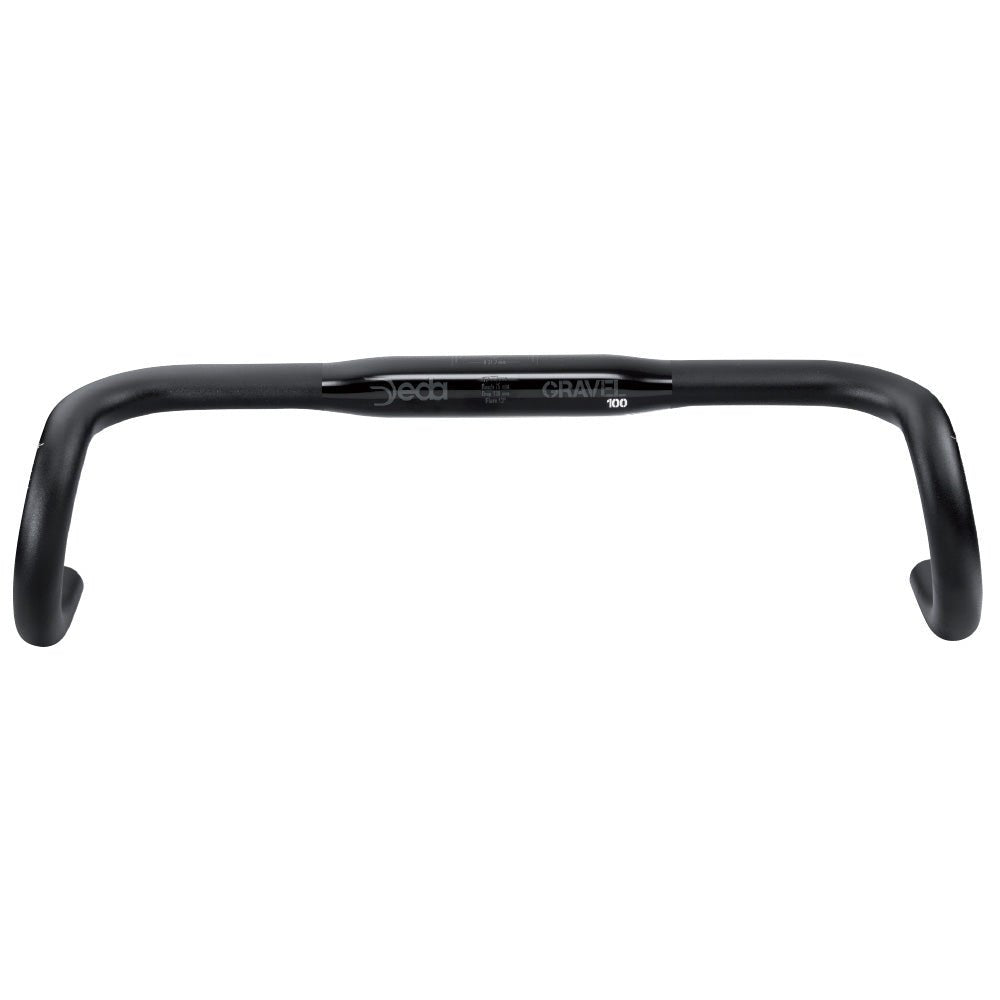 Drop Bars Deda Elementi Deda Elementi Gravel 100 RHM Alloy Bar (31.8) Blk - 46cm Dark Slate Gray