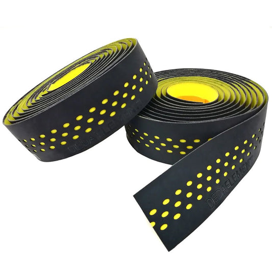 Bar Tape Deda Elementi Deda Elementi Presa Handlebar Tape Black/Yellow Dark Slate Gray