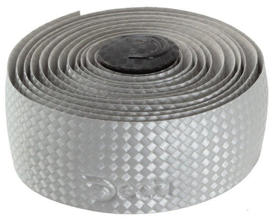 Bar Tape Deda Elementi Deda Elementi Carbo-Weave Handlebar Tape Silver Dark Gray