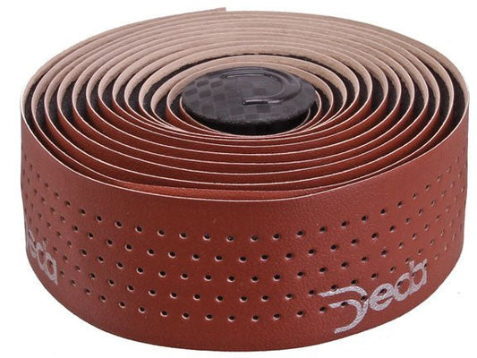 Bar Tape Deda Elementi Deda Elementi Mistral Handlebar Tape Brown Leather Sienna