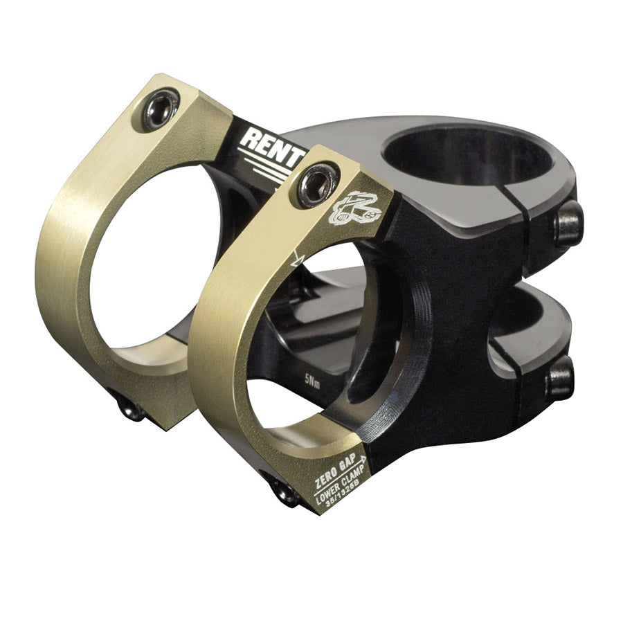 Renthal V2 Apex Stem Diameter: 35mm Length: 50mm Steerer: 1-1/8'' Gold