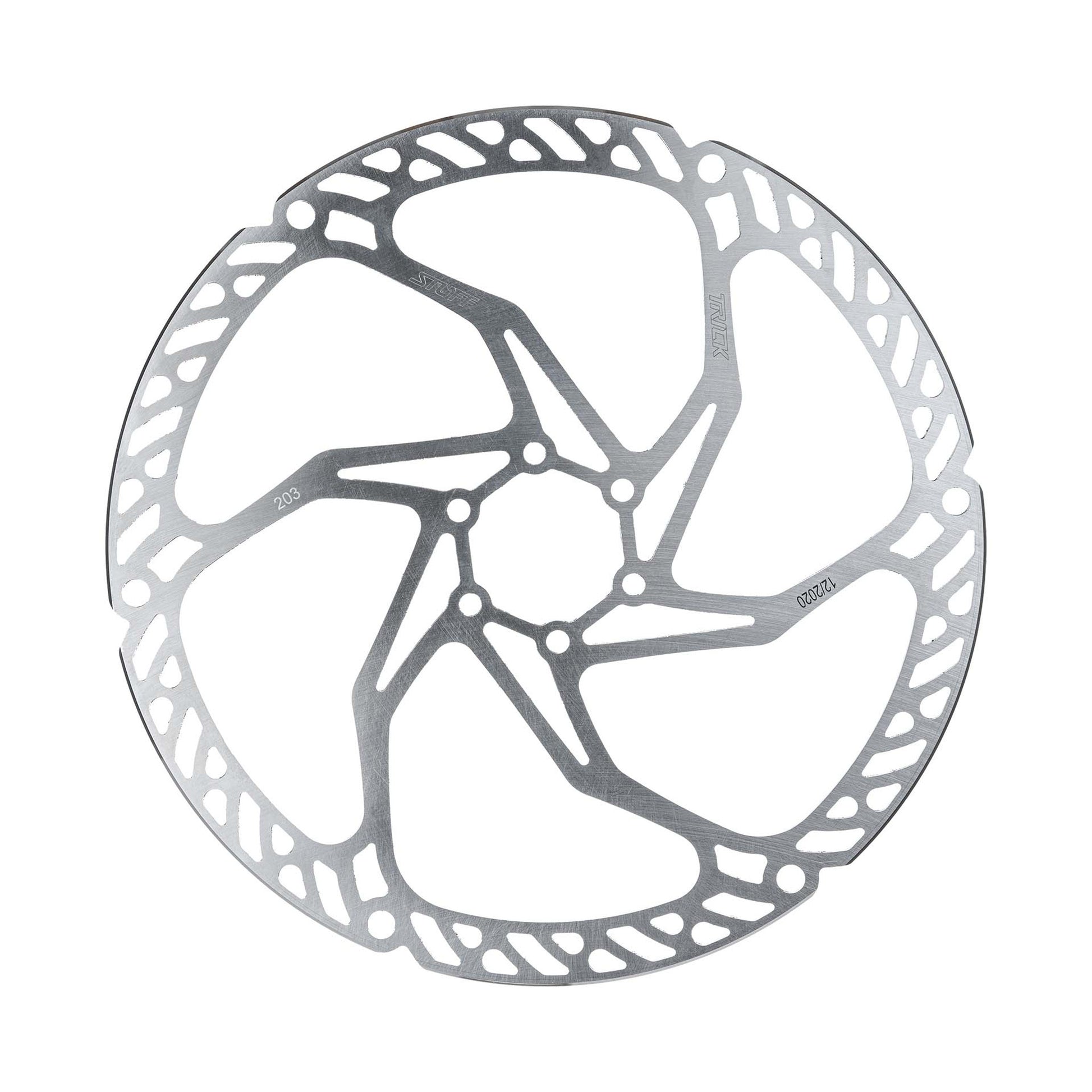 Disc Rotor Trickstuff Trickstuff Ultra Light 203mm Rotor 6-Bolt Silver Dark Gray