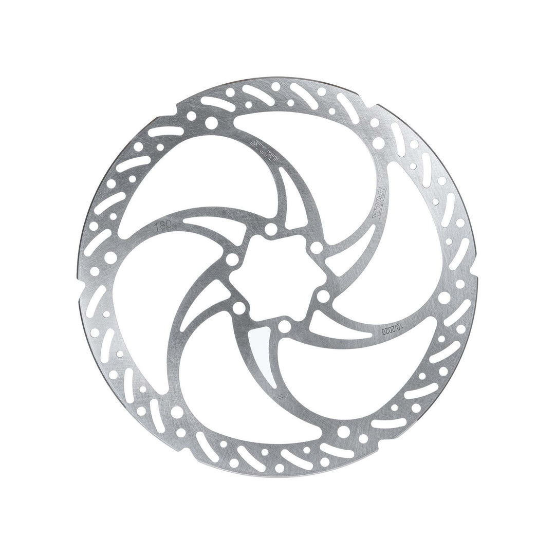 Disc Rotor Trickstuff Trickstuff Heavy Duty 180mm Rotor 6-Bolt Silver Dark Gray