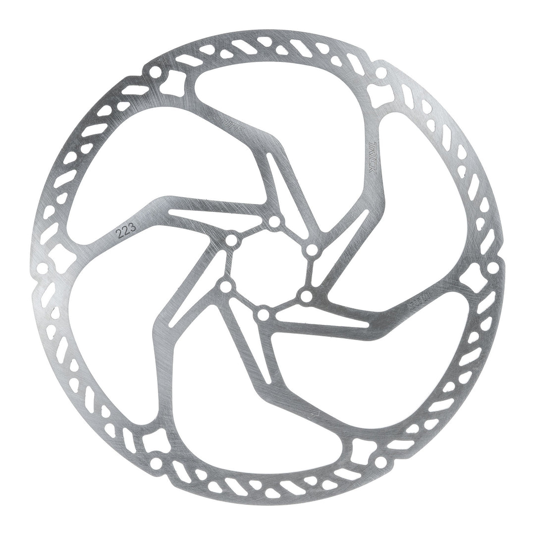 Disc Rotor Trickstuff Trickstuff Downhill 223mm Rotor 6-Bolt Silver Dark Gray