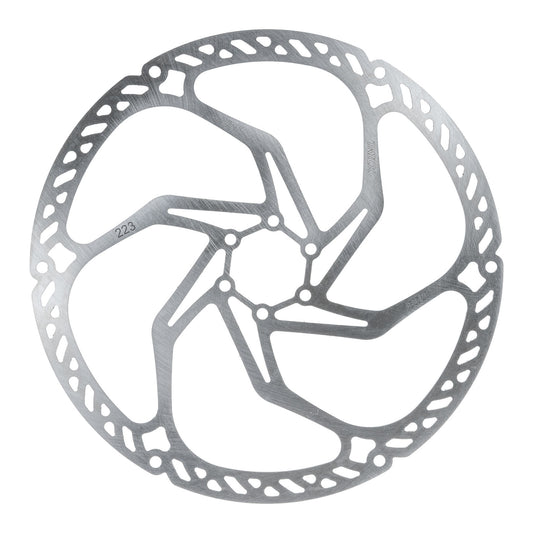 Disc Rotor Trickstuff Trickstuff Downhill 223mm Rotor 6-Bolt Silver Dark Gray