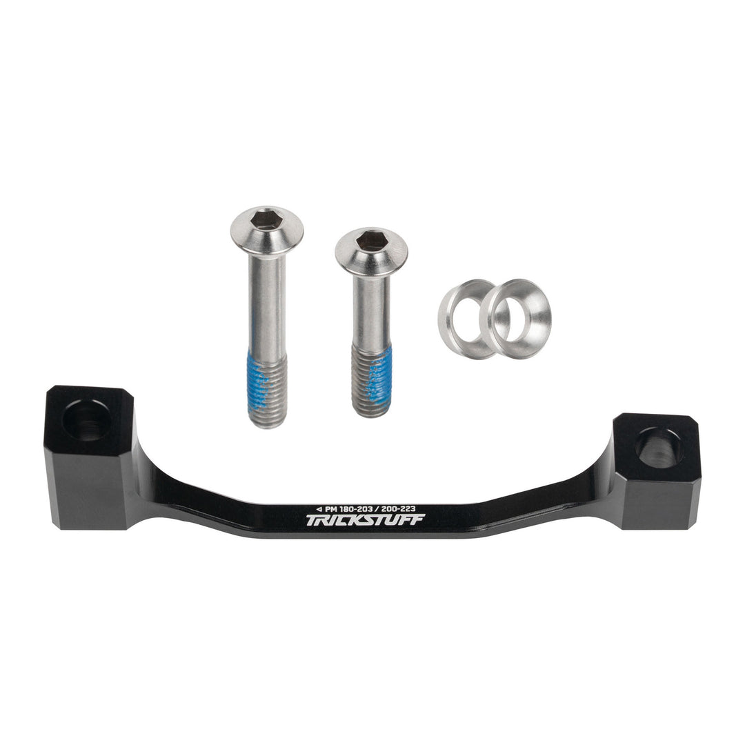 Disc Brake Adapters & Bolts Trickstuff Trickstuff +23 PM 74mm Caliper Adapter PM180/PM200 Black Dark Slate Gray