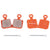 Disc Brake Pads Trickstuff Trickstuff 170 Pads Magura MT5/7 Series Power Tomato