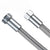 Disc Hose and Parts Trickstuff Trickstuff Goodridge Raw Hose Kit w/Union Nuts 900mm Silver Gray