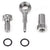 Disc Hose and Parts Trickstuff Trickstuff Banjo Kit For 5mm Goodridge Hose Silver Each Gray