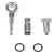 Disc Hose and Parts Trickstuff Trickstuff Banjo Kit For Beta Kevlar Hose Silver Each Gray