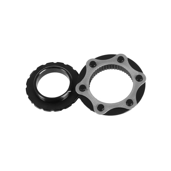 Disc Rotor DT Swiss DT Swiss Disc Brake Adaptor - Centerlock/6-Bolt QR/12mm Dark Slate Gray