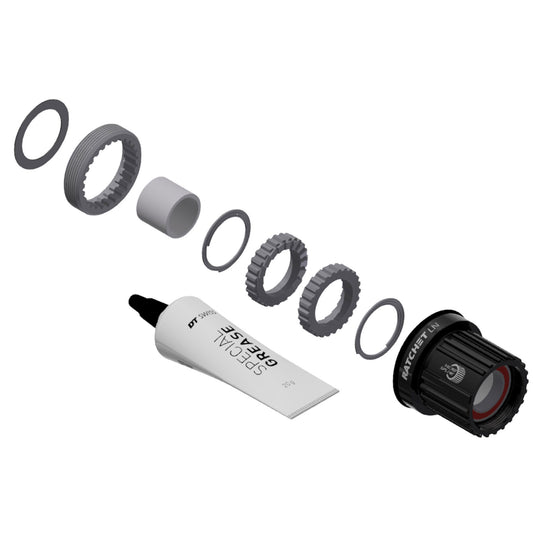 Hub Parts DT Swiss DT Swiss 370 Ratchet LN 18t Upgrade Kit MS FH Body  > Dark Slate Gray