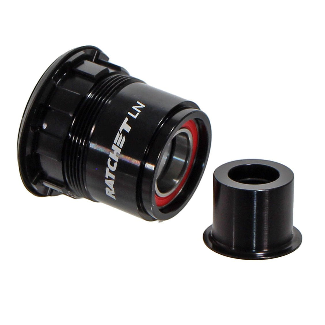 Freehubs DT Swiss DT Swiss Ratchet LN Freehub Body - SRAM XDR 12 x 142mm Aluminum Ball Bearing w/ End Cap Black