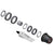 Hub Parts DT Swiss DT Swiss 370 Hybrid Ratchet LN 18t Upgrade Kit XD FH Body Dark Slate Gray