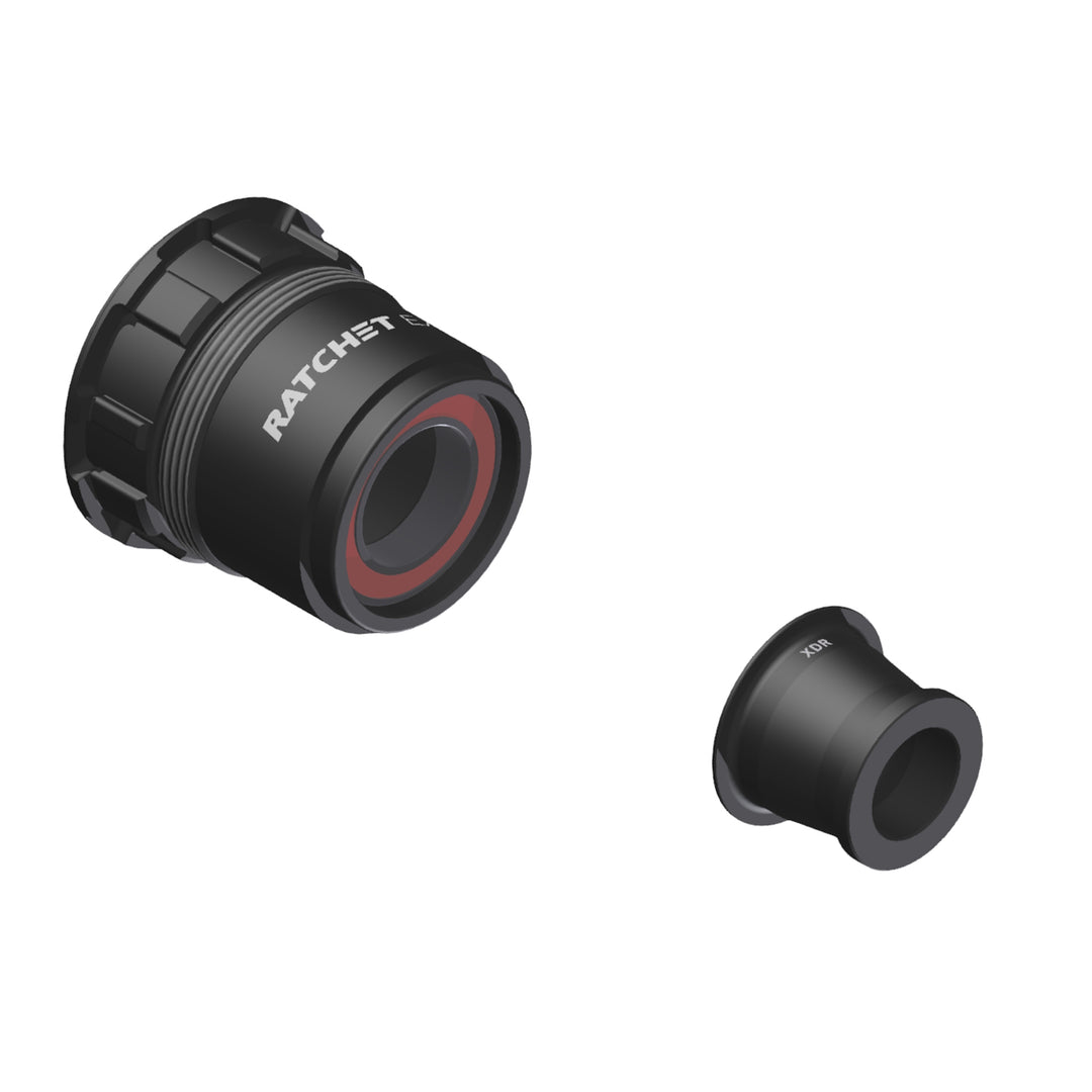 Freehubs DT Swiss DT Swiss Ratchet EXP Freehub Body - SRAM XDR Standard Aluminum Sealed Bearing Kit w/ End Cap 12 x 142 mm Dark Slate Gray
