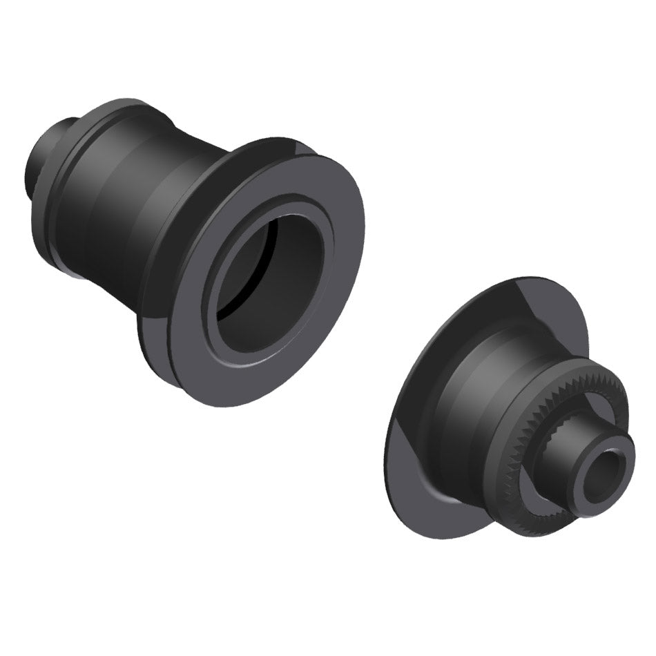 Hub Parts DT Swiss DT Swiss EXP 5x135mm QR End Cap Kit HG 8-11sp Dark Slate Gray