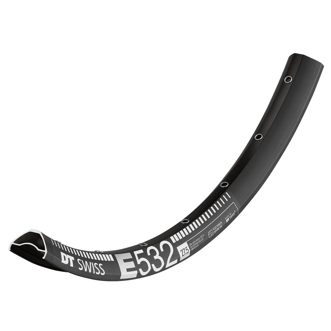 Rims DT Swiss DT Swiss E 532 Tubeless Ready 27.5" Disc Rim 32h Black Dark Slate Gray