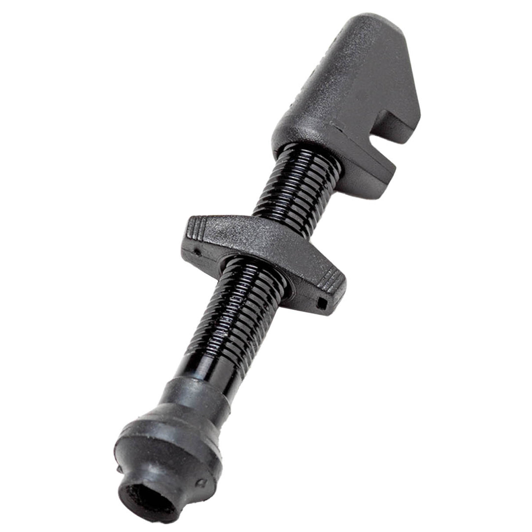 Tubeless Valves DT Swiss DT Swiss Alloy Tubeless Valve w/aero nut 32mm Black Each Dim Gray