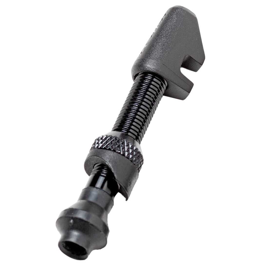 Tubeless Valves DT Swiss DT Swiss Aluminum Tubeless Valve - MTB Road 18-25mm Asymmetric Rim BLK Single Dark Slate Gray