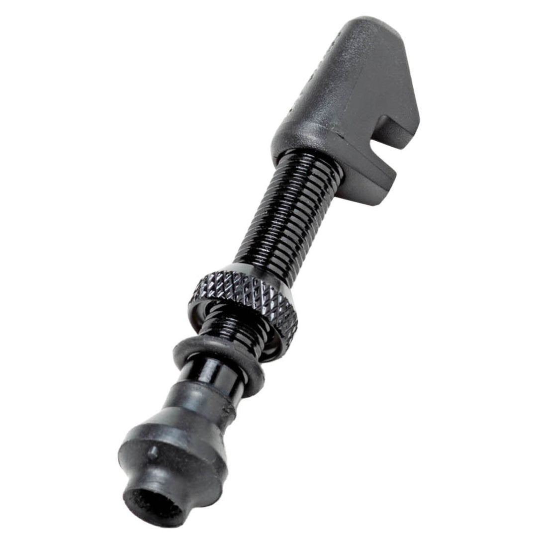 Tubeless Valves DT Swiss DT Swiss Aluminum Tubeless Valve - MTB Road 18-25mm Cylindrical Rim BLK Single Dark Slate Gray