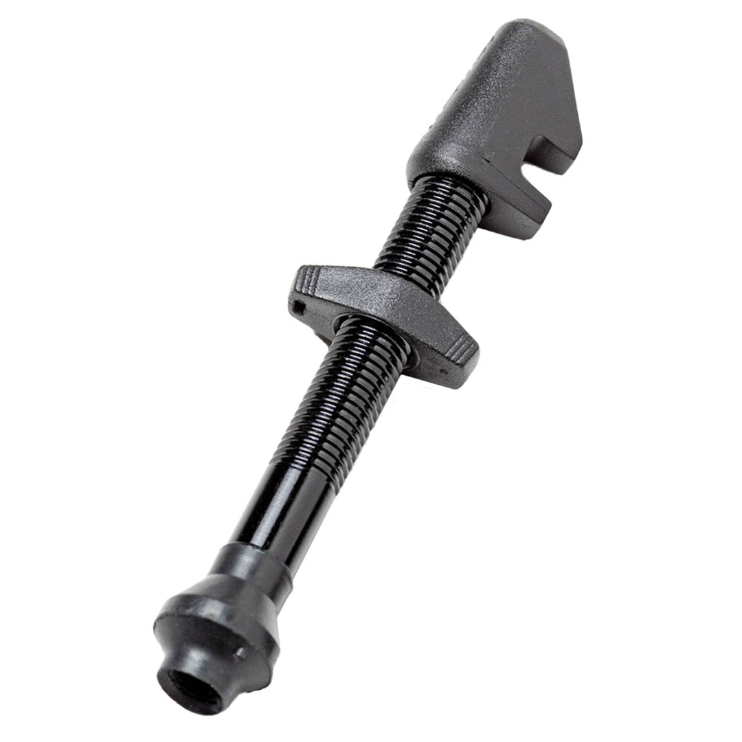 Tubeless Valves DT Swiss DT Swiss Aluminum Tubeless Valve - MTB or Road 26-35mm Black Single Dim Gray