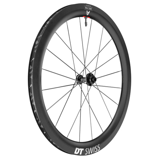 Front Wheel DT Swiss DT Swiss ARC 1100 DiCut 55 Front Wheel - 700 12 x 100mm Center-Lock Black Dark Slate Gray