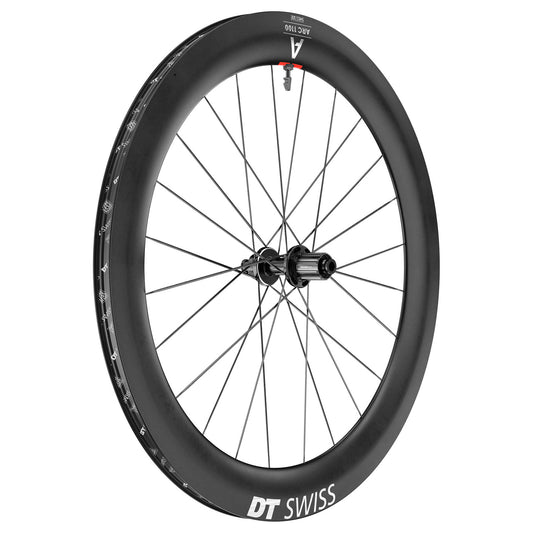 Rear Wheel DT Swiss DT Swiss ARC 1100 DiCut 65 Rear Wheel - 700 12 x 142mm Center-Lock HG11 Road/XDR Ratchet EXP 36 BLK Dark Slate Gray