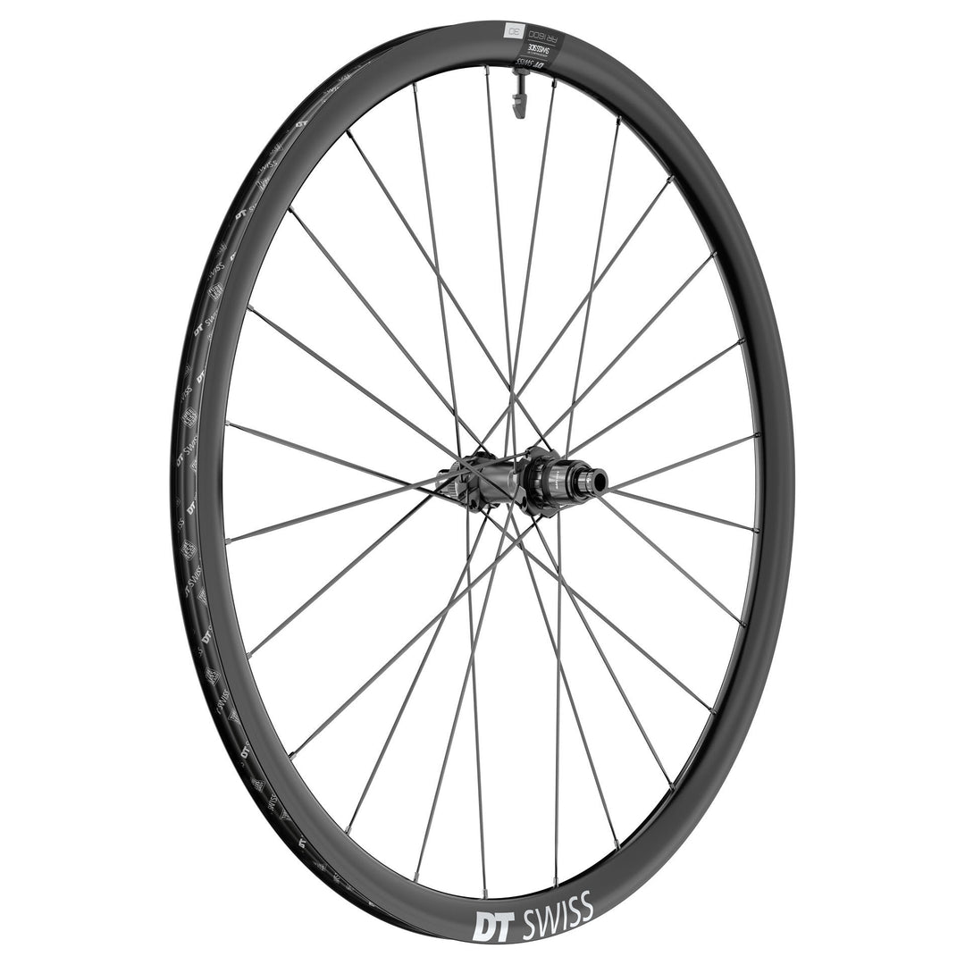 Rear Wheel DT Swiss DT Swiss ER 1600 Spline 30 Rear Wheel - 700 12 x 142mm Center-Lock XDR Ratchet 36 SL BLK Dark Slate Gray