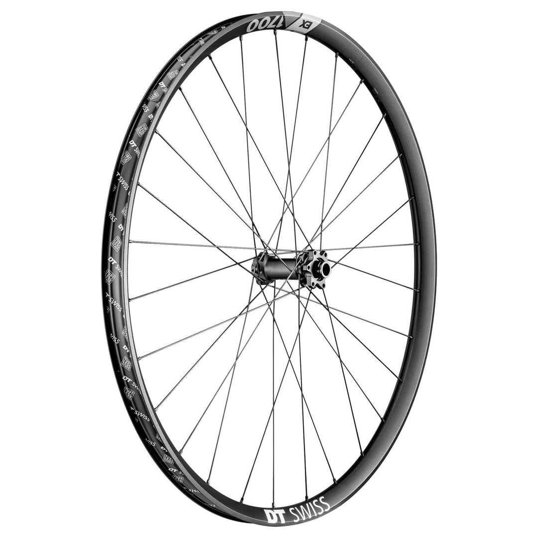 Front Wheel DT Swiss DT Swiss EX 1700 Spline Front Wheel - 27.5" 15 x 110mm Boost 6-Bolt Black Dark Slate Gray