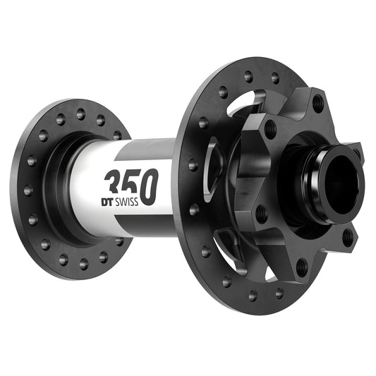 Front Hub DT Swiss DT Swiss 350 Front Hub - 15 x 110mm 6-Bolt Black 32H Dark Slate Gray