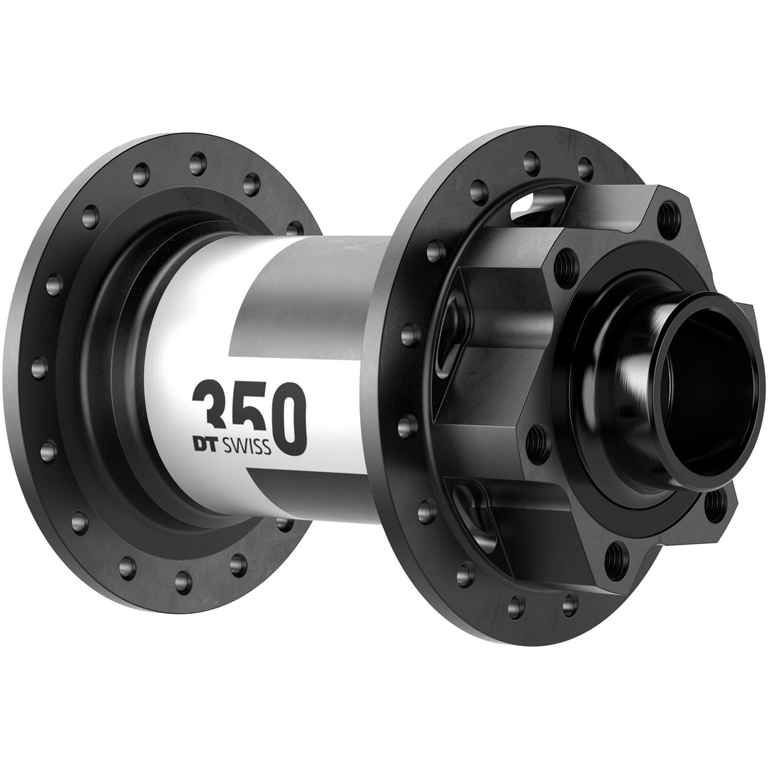 Front Hub DT Swiss DT Swiss 350 Front Hub - 20 x 110mm 6-Bolt Black 32H Dark Slate Gray