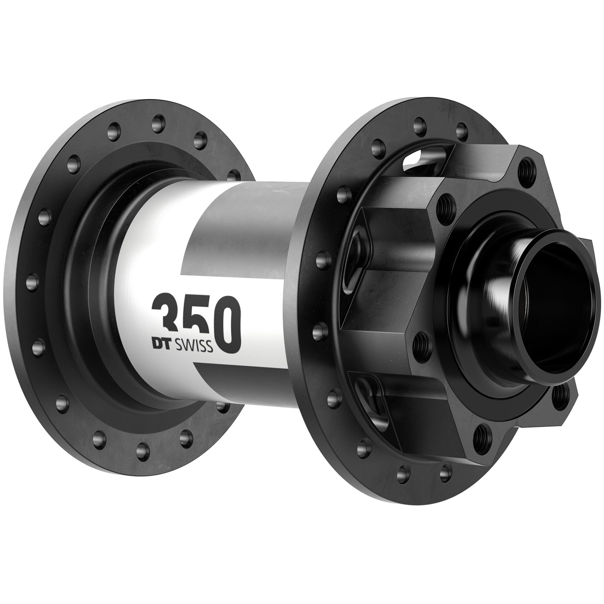 Front Hub DT Swiss DT Swiss 350 Front Hub - 20 x 110mm DH Boost 6-Bolt Black 32H Dark Slate Gray