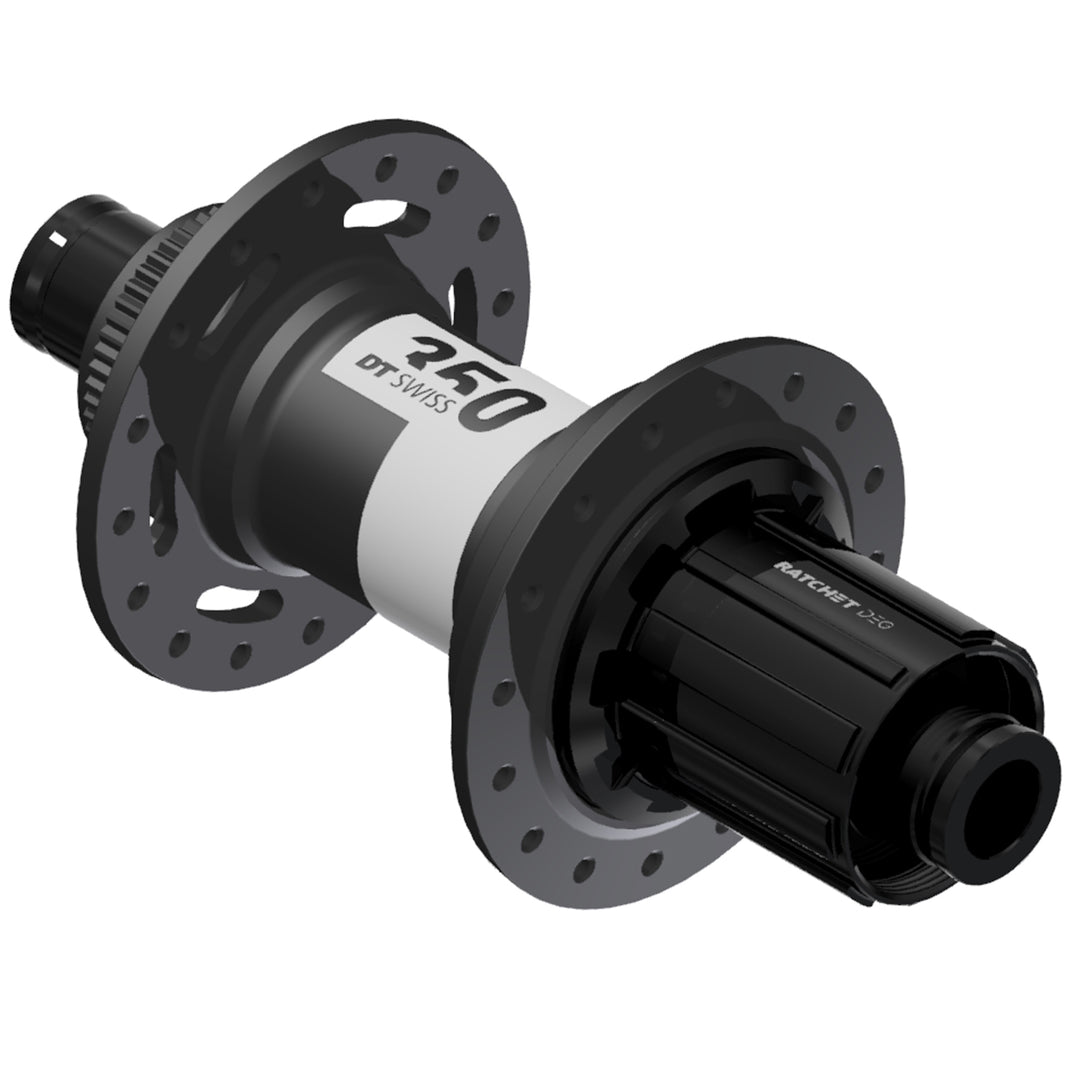 Hubs DT Swiss DT Swiss 350 DEG Rear Hub - 12 x 148mm Center-Lock HG 11 MTN Black 32H 72pt Dark Slate Gray