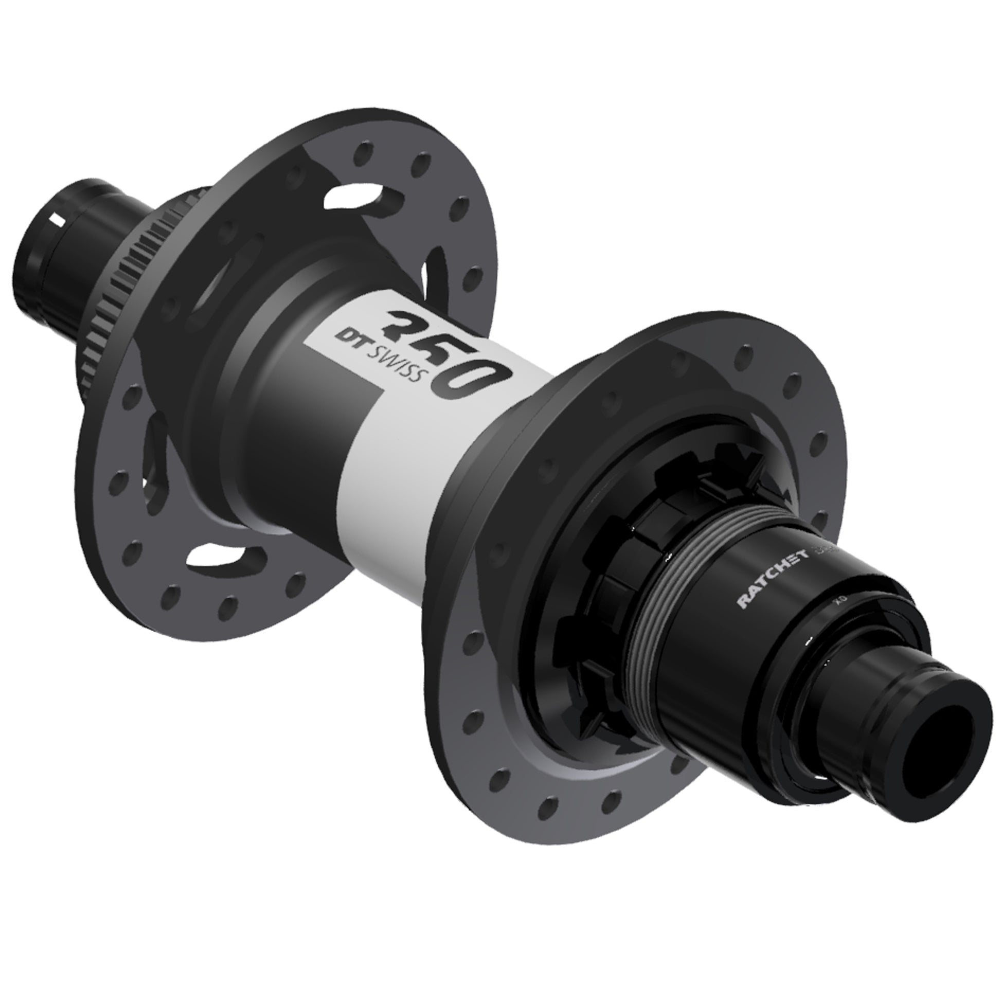 Hubs DT Swiss DT Swiss 350 DEG Rear Hub - 12 x 148mm Center-Lock XD Black 28H 72pt Dark Slate Gray