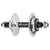 Hubs DT Swiss DT Swiss 370 Track Rear Hub - 10 x 1 Threaded x 120mm Rim Brake Threaded Polished 24H Dark Slate Gray