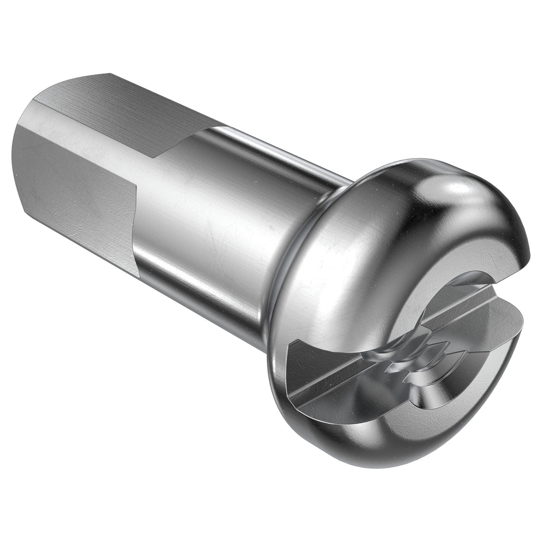 Spoke Nipples DT Swiss DT Swiss Standard Spoke Nipples - Brass 2.0 x 16mm Silver Box of 100 Light Slate Gray