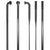 Spokes DT Swiss DT Swiss Aerolite Bladed Spoke Black 290mm 20/Count Dark Slate Gray