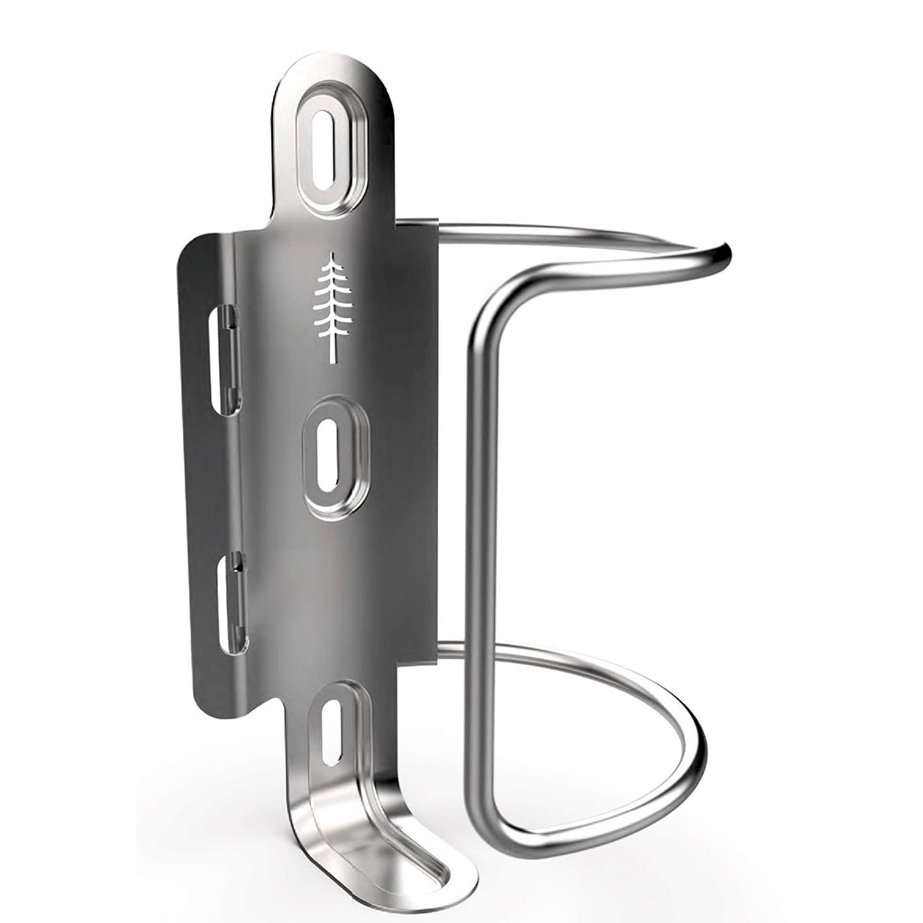 Water Bottle Cages Portland Design Works PDW Rattlesnek Kej Water Bottle Cage - Black Left Opening Slate Gray
