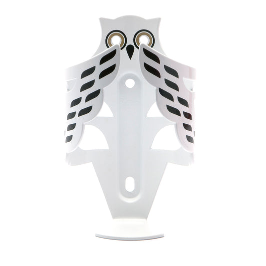 Water Bottle Cages Portland Design Works Portland Design Works The Snow Owl Cage Bottle Cage White/Gold Light Gray
