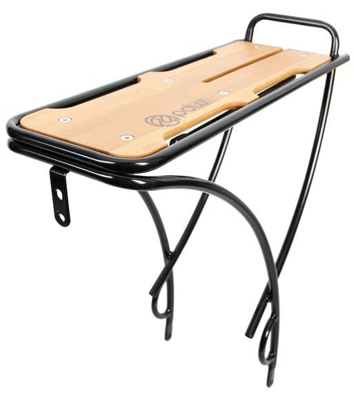 Rear Rack Portland Design Works Portland Design Works Payload Rear Rack: Steel with Bamboo Deck Dark Slate Gray